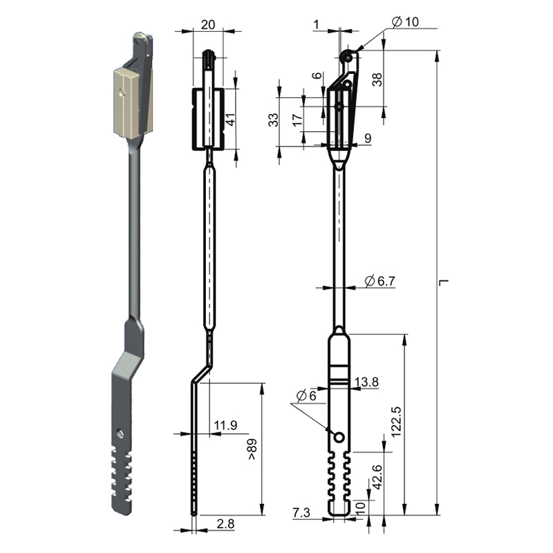 LG002-1 コネクティングロッド工業用ロックアクセサリ